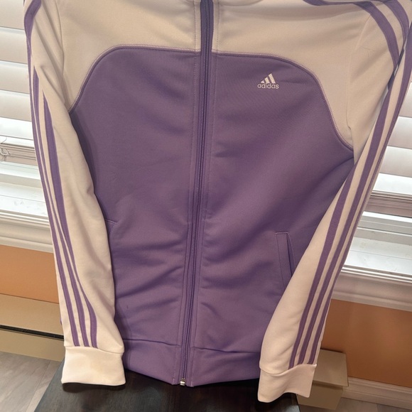 Adidas Performance Essentials White Jacket - Picture 1 of 3